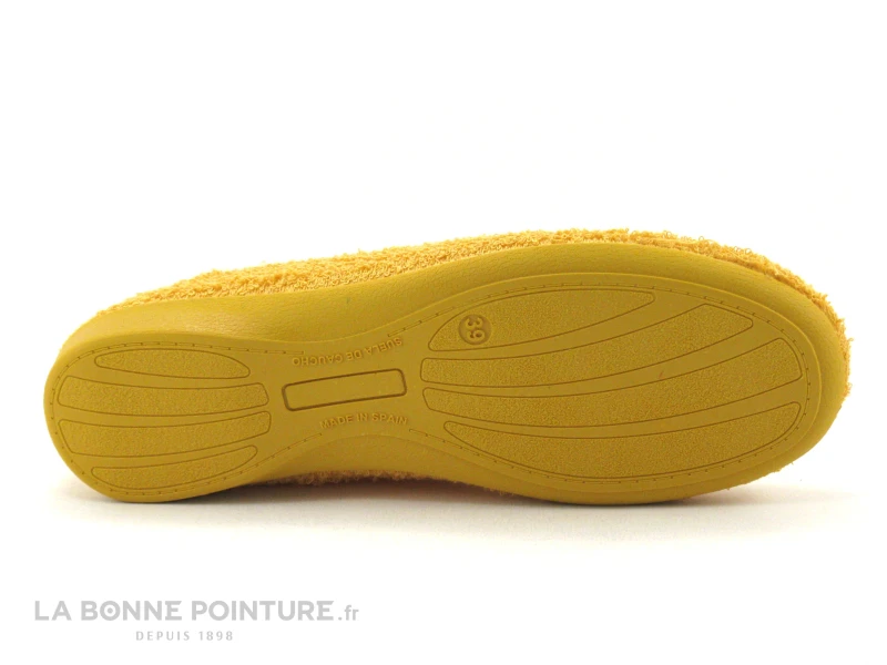 Zels 2333 Mostaza - Pantoufle Ballerine Souple Jaune – Image 4