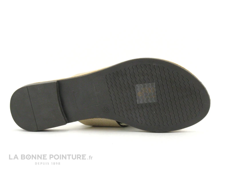 Dees Shoes MERCADO Or - Mule Plate Doree – Image 4