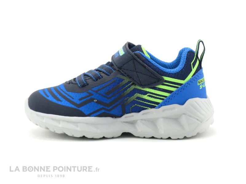 Skechers MAGNA LIGHTS BOZLER - 401500N - Bleu - Basket Leds BEBE – Image 3