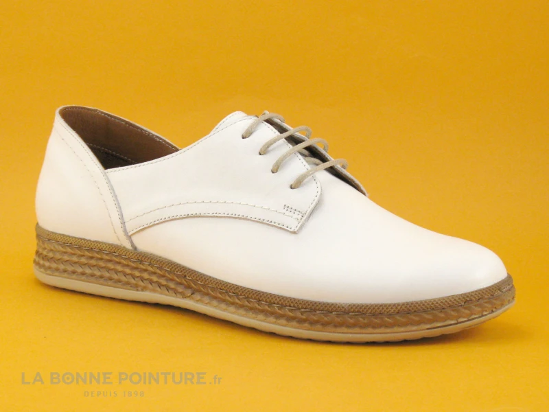 Karyoka MAGIC Blanc - Chaussure Derbi Femme – Image 5