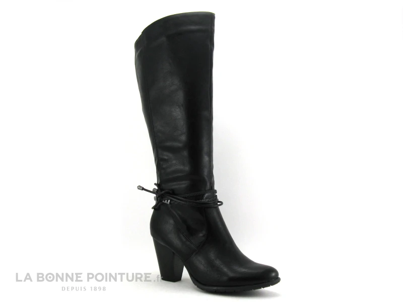 Dees Shoes CASTINA Noir - Botte Noire Talon Haut