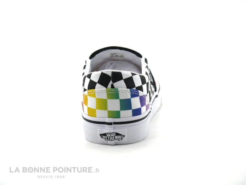 Vans ASHER Rainbow Check - Basket Damier Noir Multi – Image 4