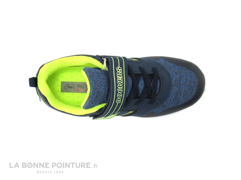 Dockers 48BT601 - Basket Bleu Marine Enfant - Elastique Et Velcro – Image 6