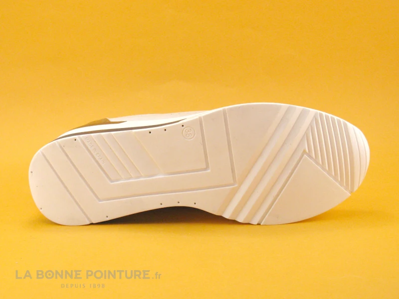 Brans 13538GHI - Gris - Camel - Bleu Croco - Basket Compensee Femme – Image 7