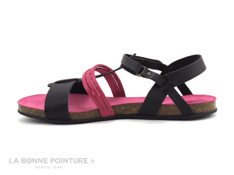 Kickers PICNIC V Noir Fuchsia - 609810-30 - Sandale – Image 3