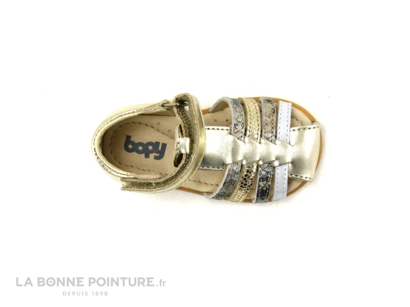 Bopy REGULE Or - Nu-pieds BEBE Fille - Bout Ferme – Image 5