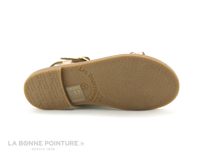 Tropeziennes BADOU Or - Sandale Fille - Bride Salome – Image 6