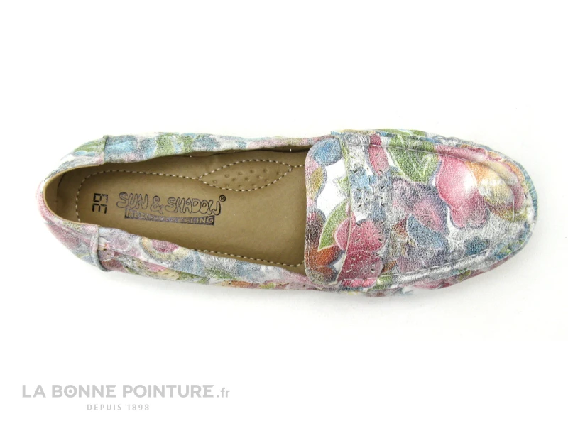 Sun Shadow 242050 White Flower - Mocassin Fleuri Femme – Image 3